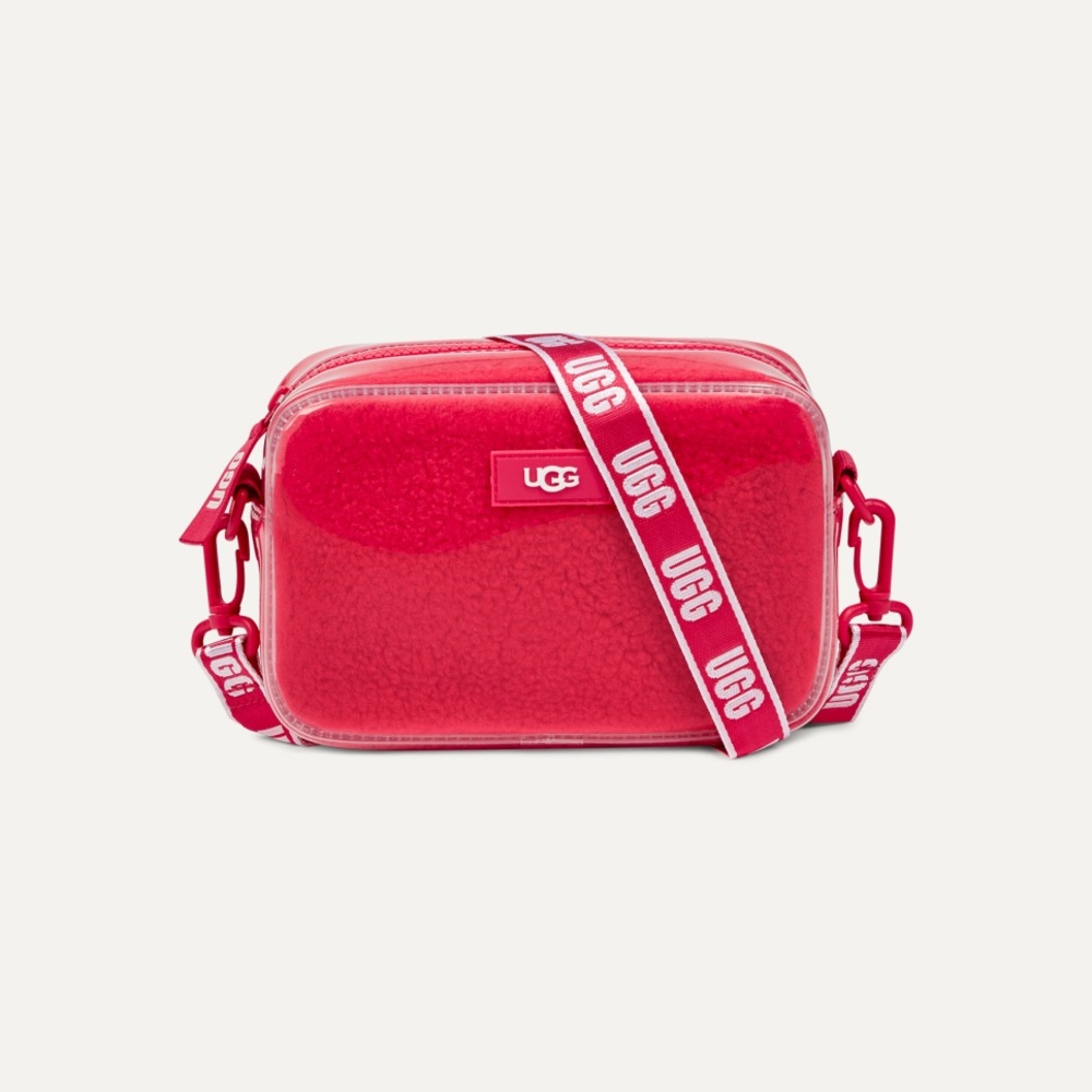 **NEVER WORN** UGG Janey I| Clear Crossbody Bag for Women -UGG Red Crossbody Bag